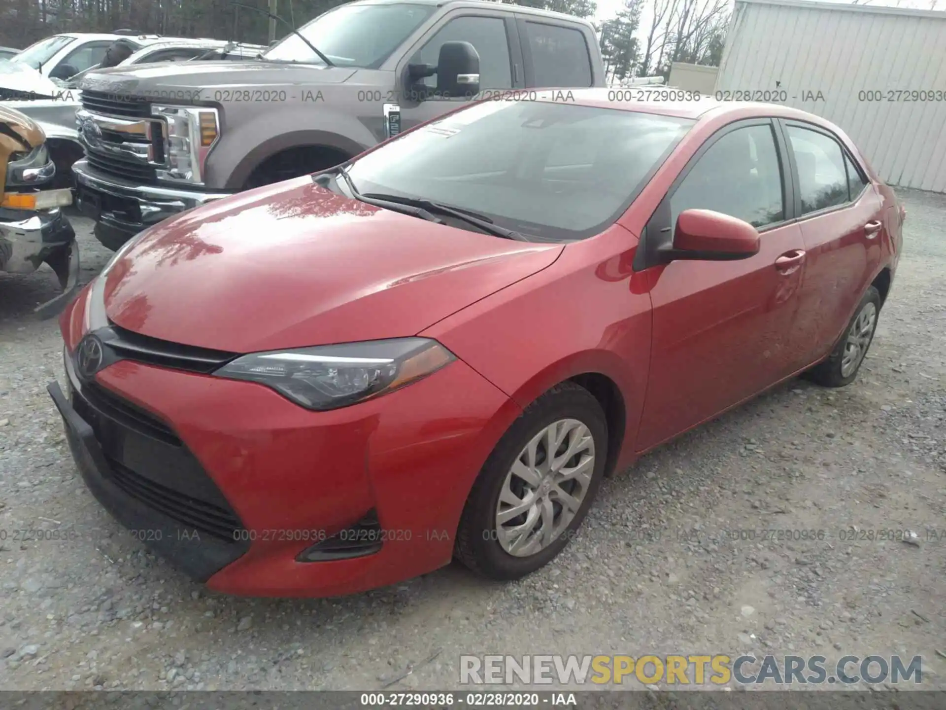 2 Photograph of a damaged car 2T1BURHE8KC150058 TOYOTA COROLLA 2019