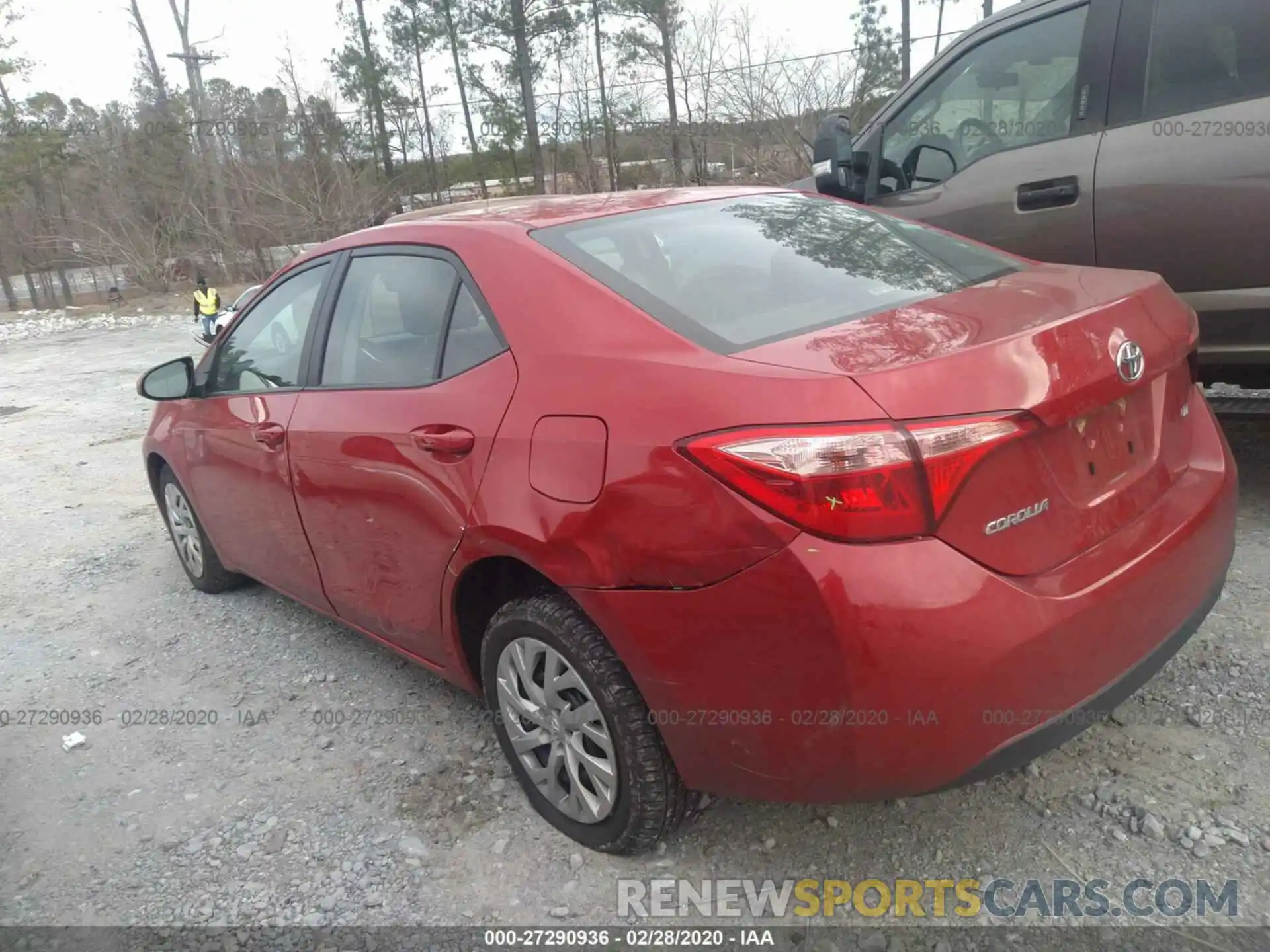 3 Photograph of a damaged car 2T1BURHE8KC150058 TOYOTA COROLLA 2019