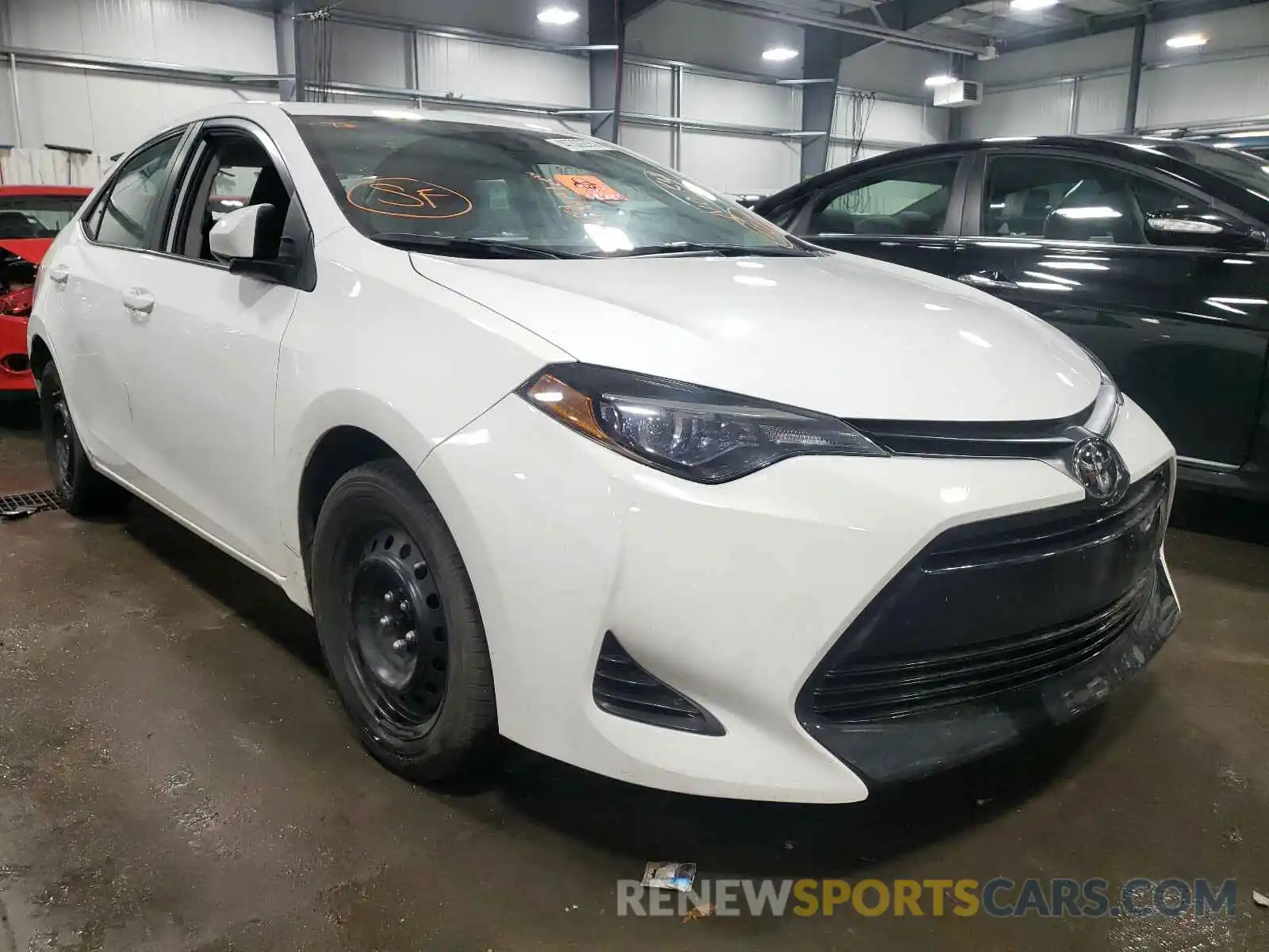 1 Photograph of a damaged car 2T1BURHE8KC150366 TOYOTA COROLLA 2019