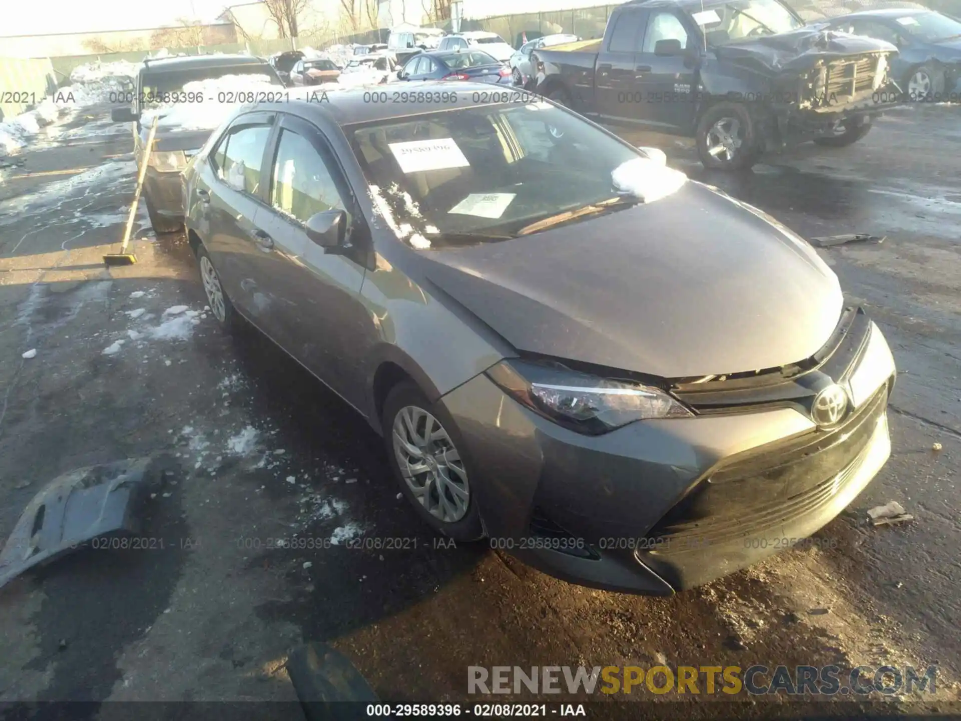 1 Photograph of a damaged car 2T1BURHE8KC150688 TOYOTA COROLLA 2019