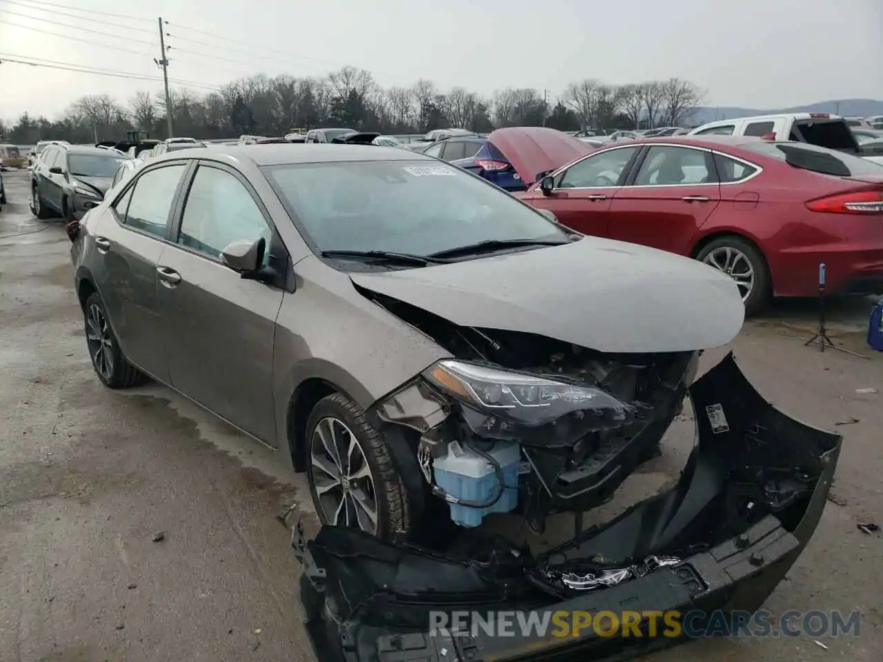 1 Photograph of a damaged car 2T1BURHE8KC151551 TOYOTA COROLLA 2019