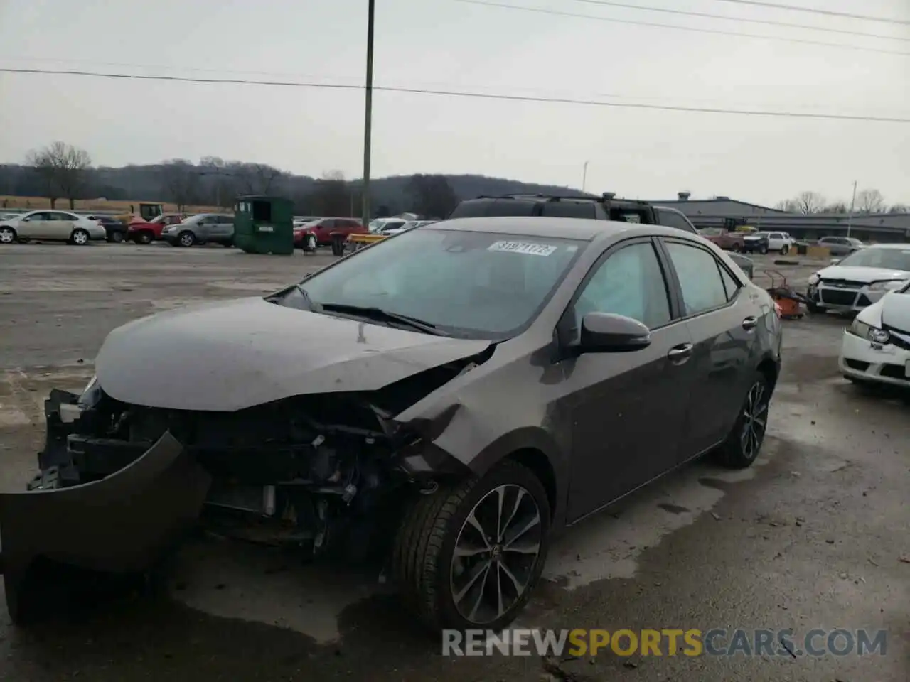 2 Photograph of a damaged car 2T1BURHE8KC151551 TOYOTA COROLLA 2019