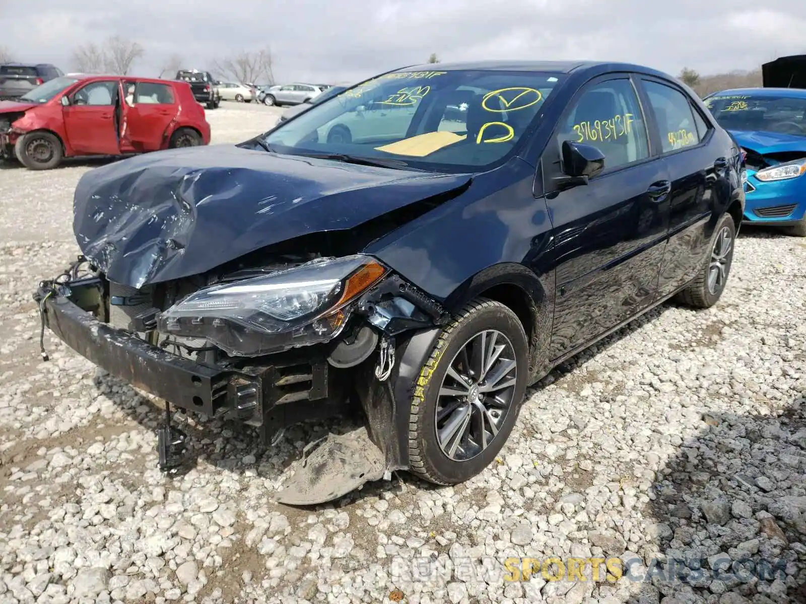 2 Photograph of a damaged car 2T1BURHE8KC151646 TOYOTA COROLLA 2019