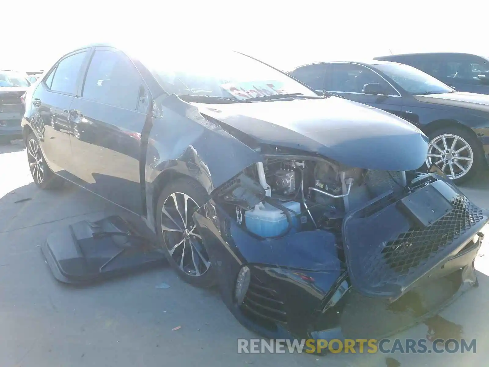 1 Photograph of a damaged car 2T1BURHE8KC151758 TOYOTA COROLLA 2019