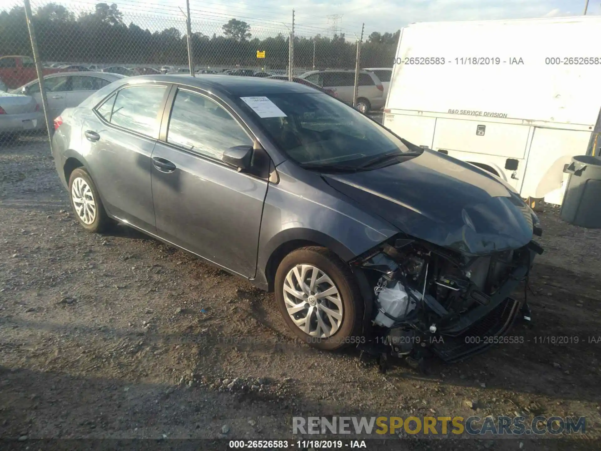 1 Photograph of a damaged car 2T1BURHE8KC151775 TOYOTA COROLLA 2019