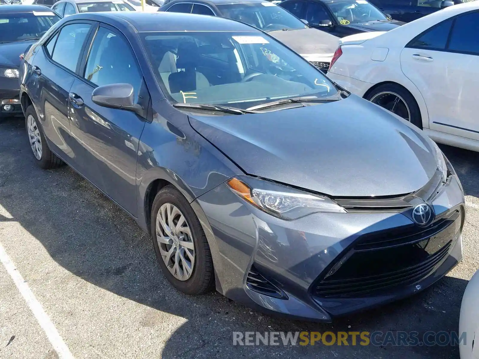 1 Photograph of a damaged car 2T1BURHE8KC153932 TOYOTA COROLLA 2019