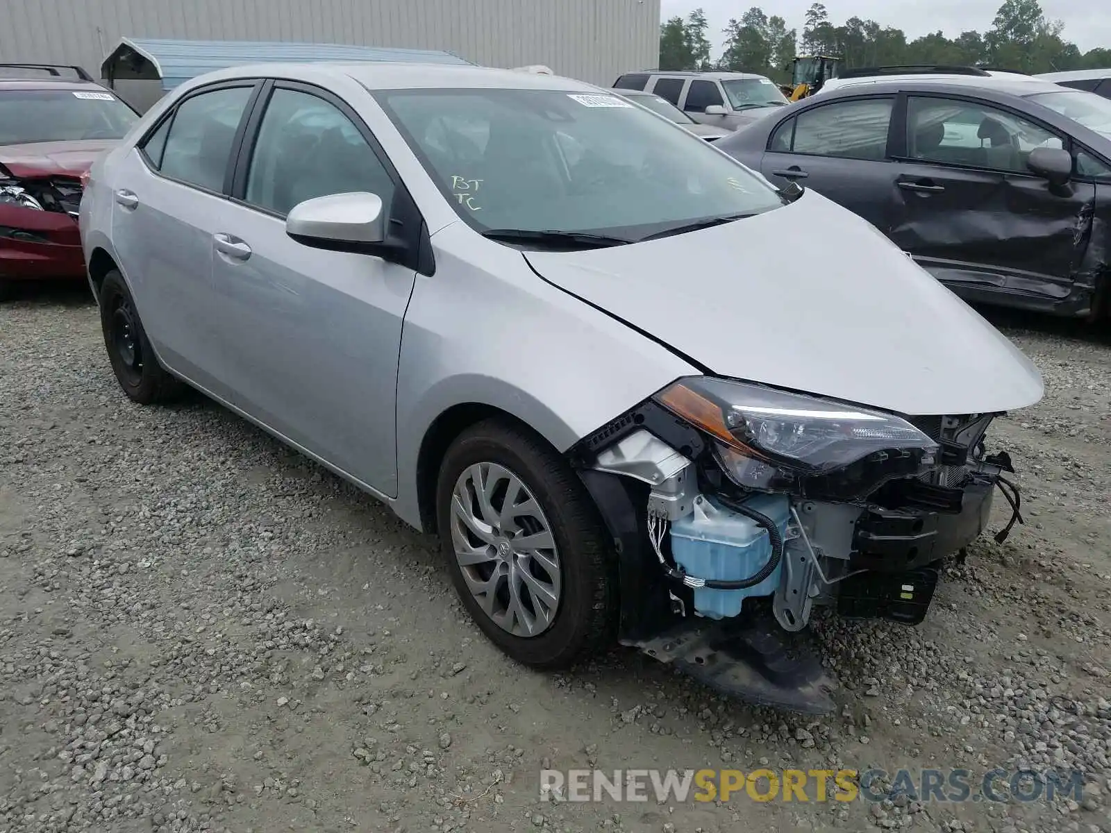 1 Photograph of a damaged car 2T1BURHE8KC155017 TOYOTA COROLLA 2019