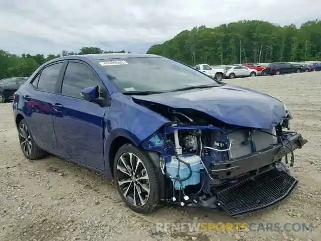 1 Photograph of a damaged car 2T1BURHE8KC155762 TOYOTA COROLLA 2019