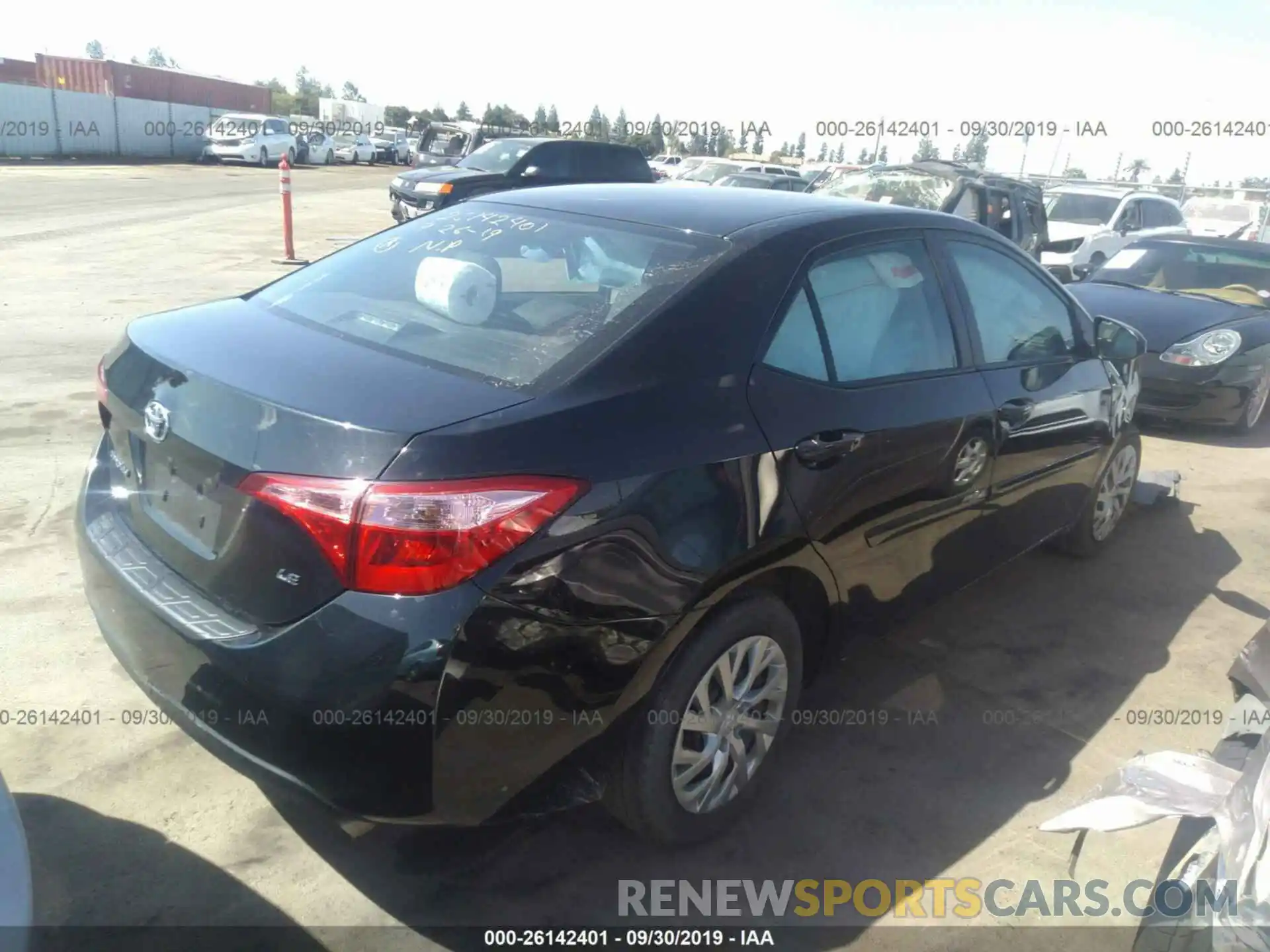 4 Photograph of a damaged car 2T1BURHE8KC156152 TOYOTA COROLLA 2019