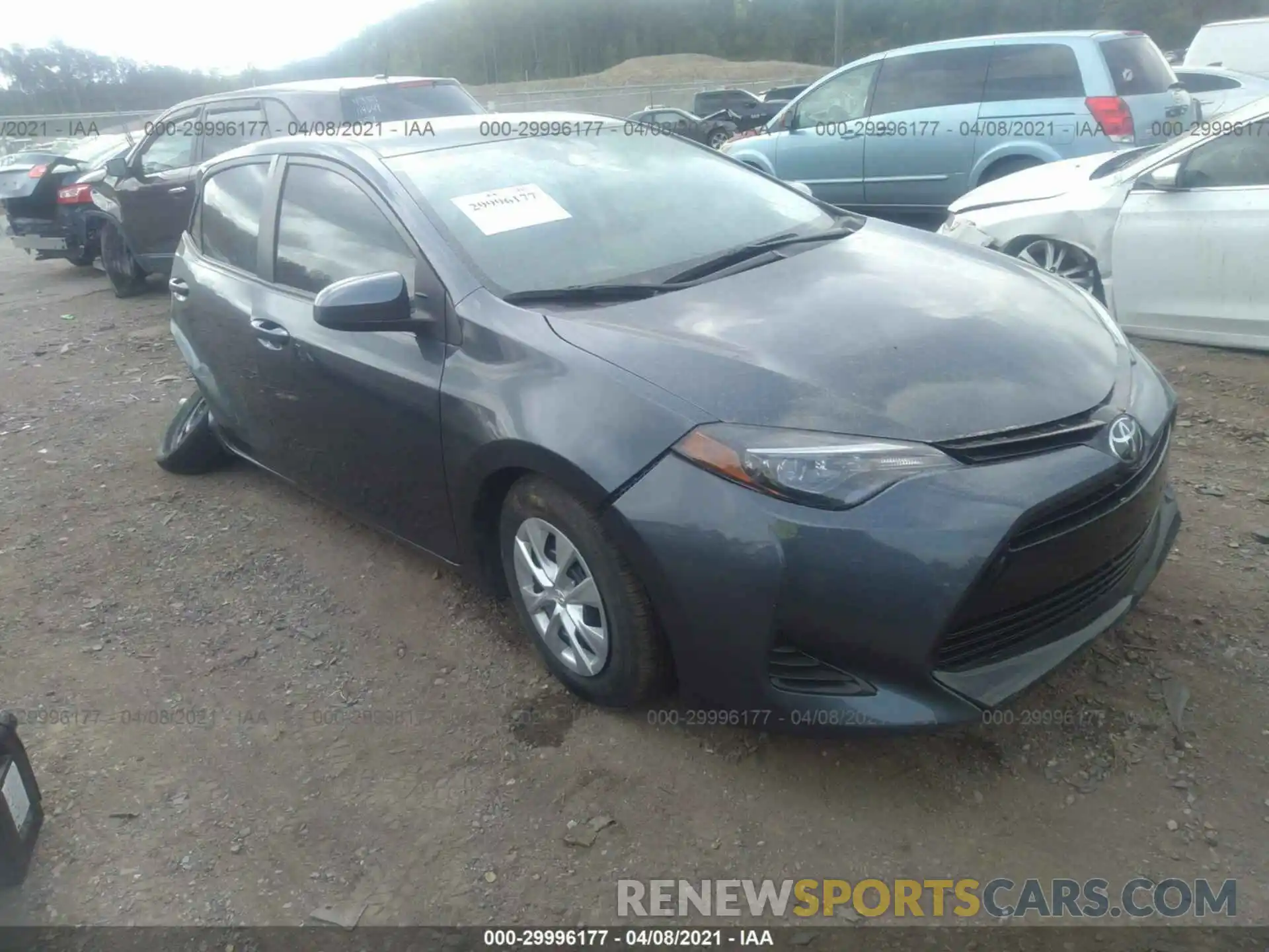 1 Photograph of a damaged car 2T1BURHE8KC157205 TOYOTA COROLLA 2019