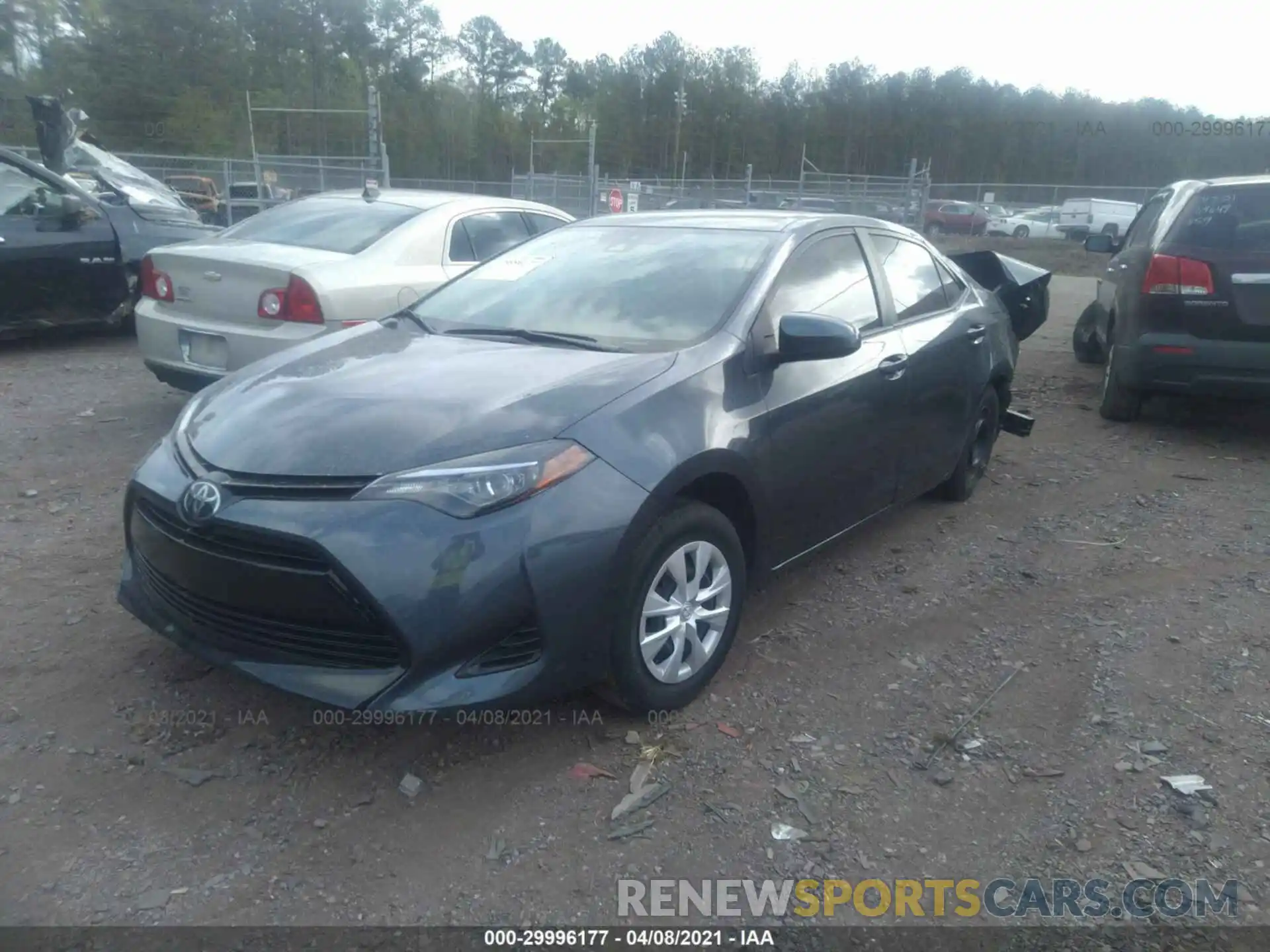 2 Photograph of a damaged car 2T1BURHE8KC157205 TOYOTA COROLLA 2019