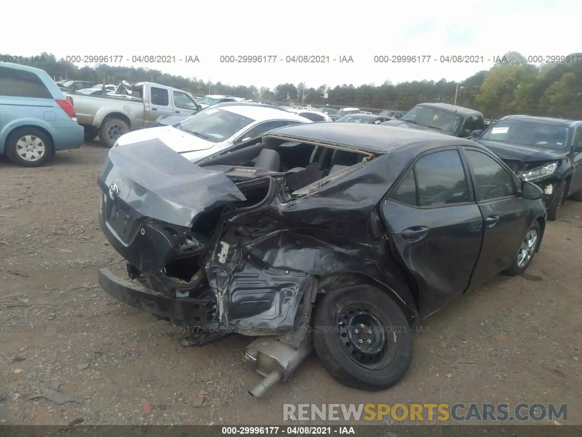 6 Photograph of a damaged car 2T1BURHE8KC157205 TOYOTA COROLLA 2019