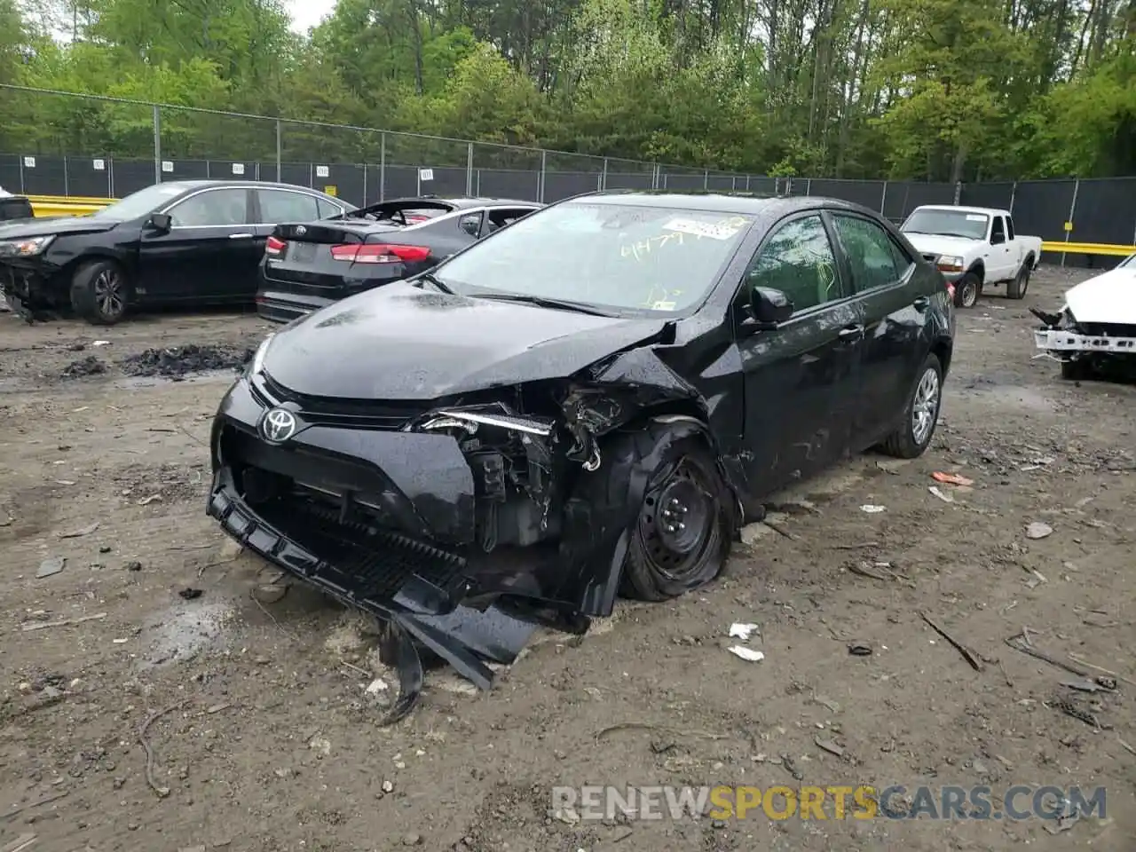 2 Photograph of a damaged car 2T1BURHE8KC157298 TOYOTA COROLLA 2019