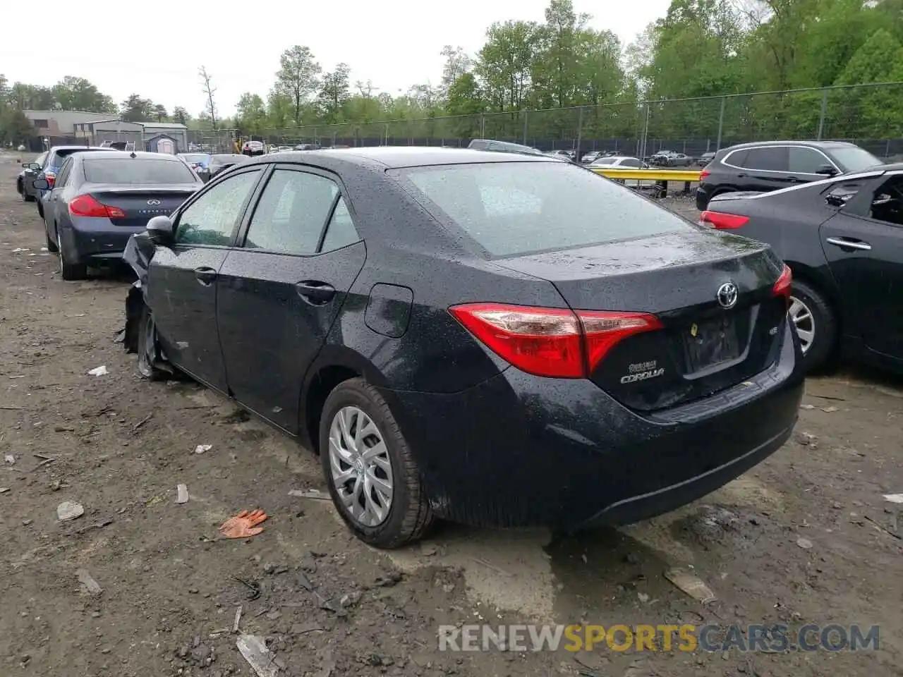 3 Photograph of a damaged car 2T1BURHE8KC157298 TOYOTA COROLLA 2019