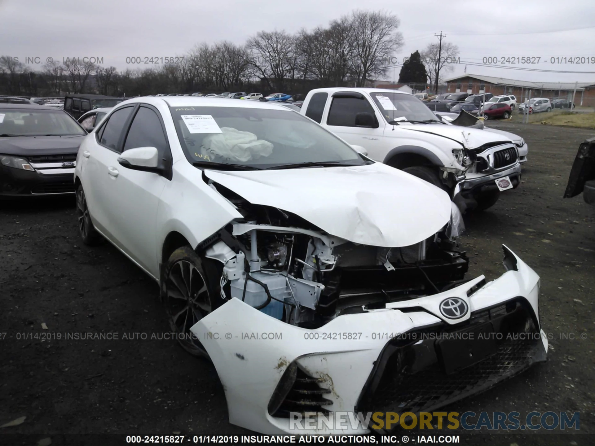 1 Photograph of a damaged car 2T1BURHE8KC157754 TOYOTA COROLLA 2019