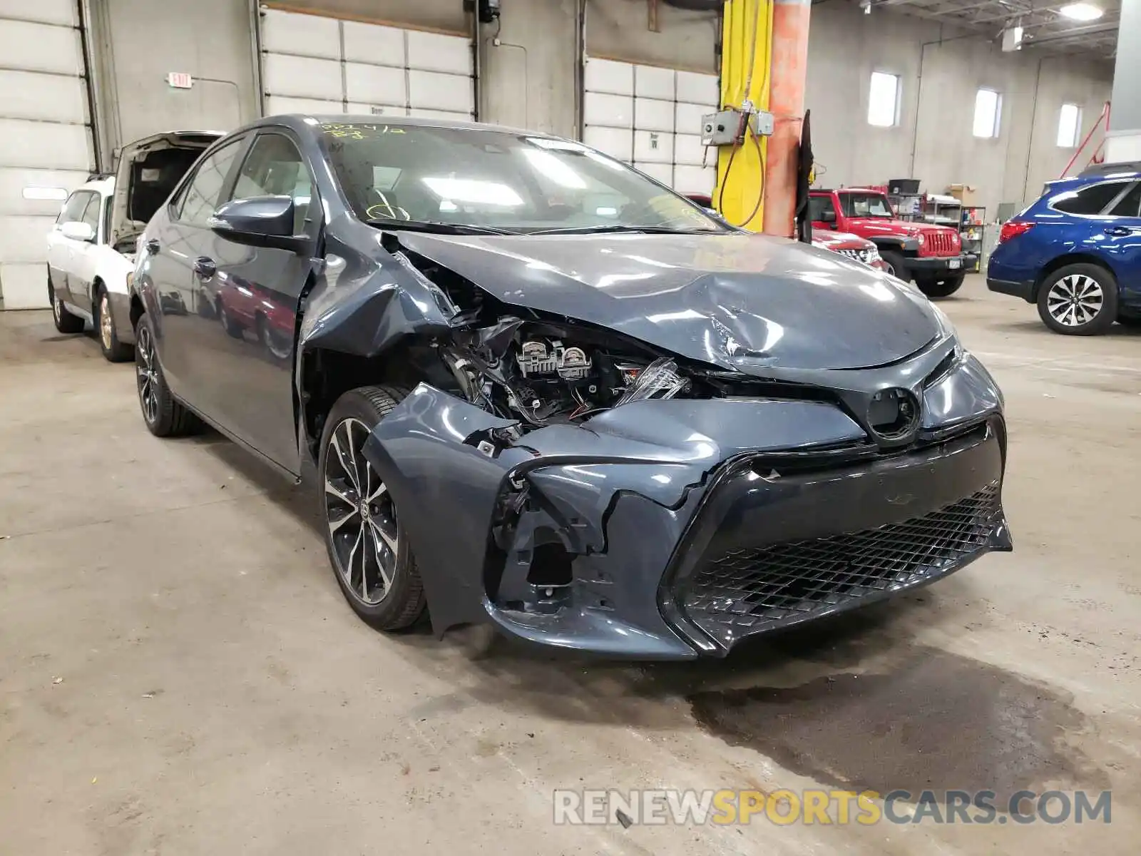 1 Photograph of a damaged car 2T1BURHE8KC157964 TOYOTA COROLLA 2019