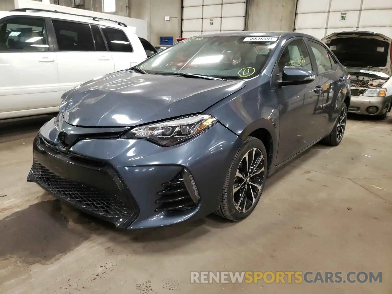 2 Photograph of a damaged car 2T1BURHE8KC157964 TOYOTA COROLLA 2019