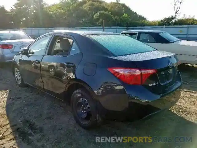 3 Photograph of a damaged car 2T1BURHE8KC158032 TOYOTA COROLLA 2019