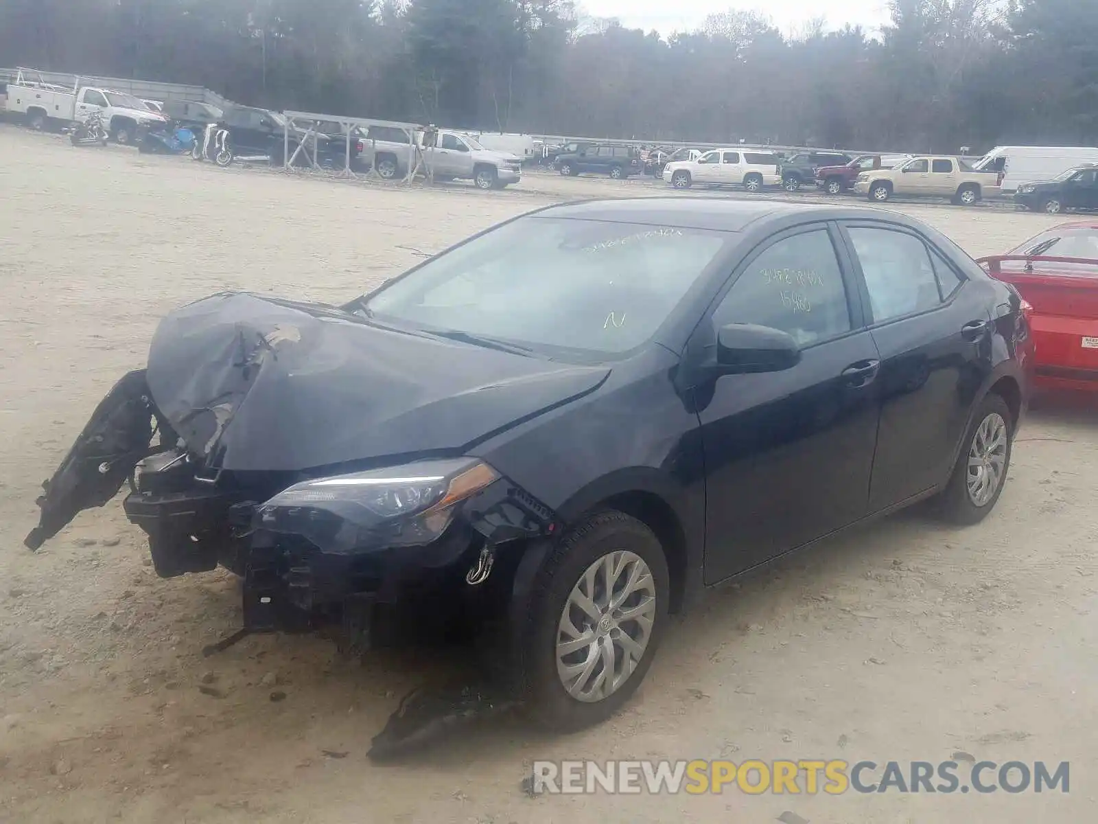 2 Photograph of a damaged car 2T1BURHE8KC158077 TOYOTA COROLLA 2019