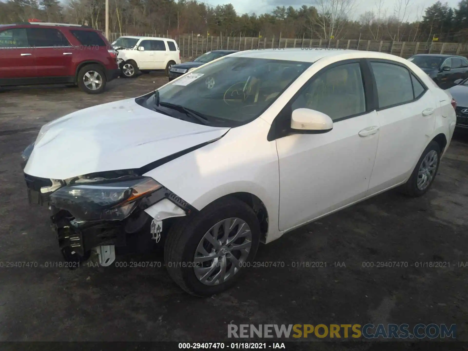 2 Photograph of a damaged car 2T1BURHE8KC158175 TOYOTA COROLLA 2019