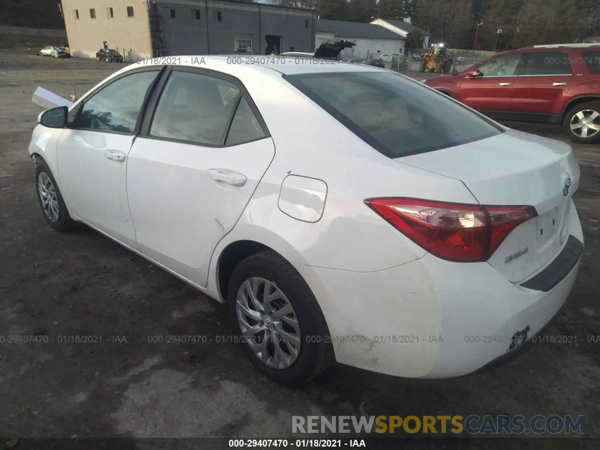 3 Photograph of a damaged car 2T1BURHE8KC158175 TOYOTA COROLLA 2019