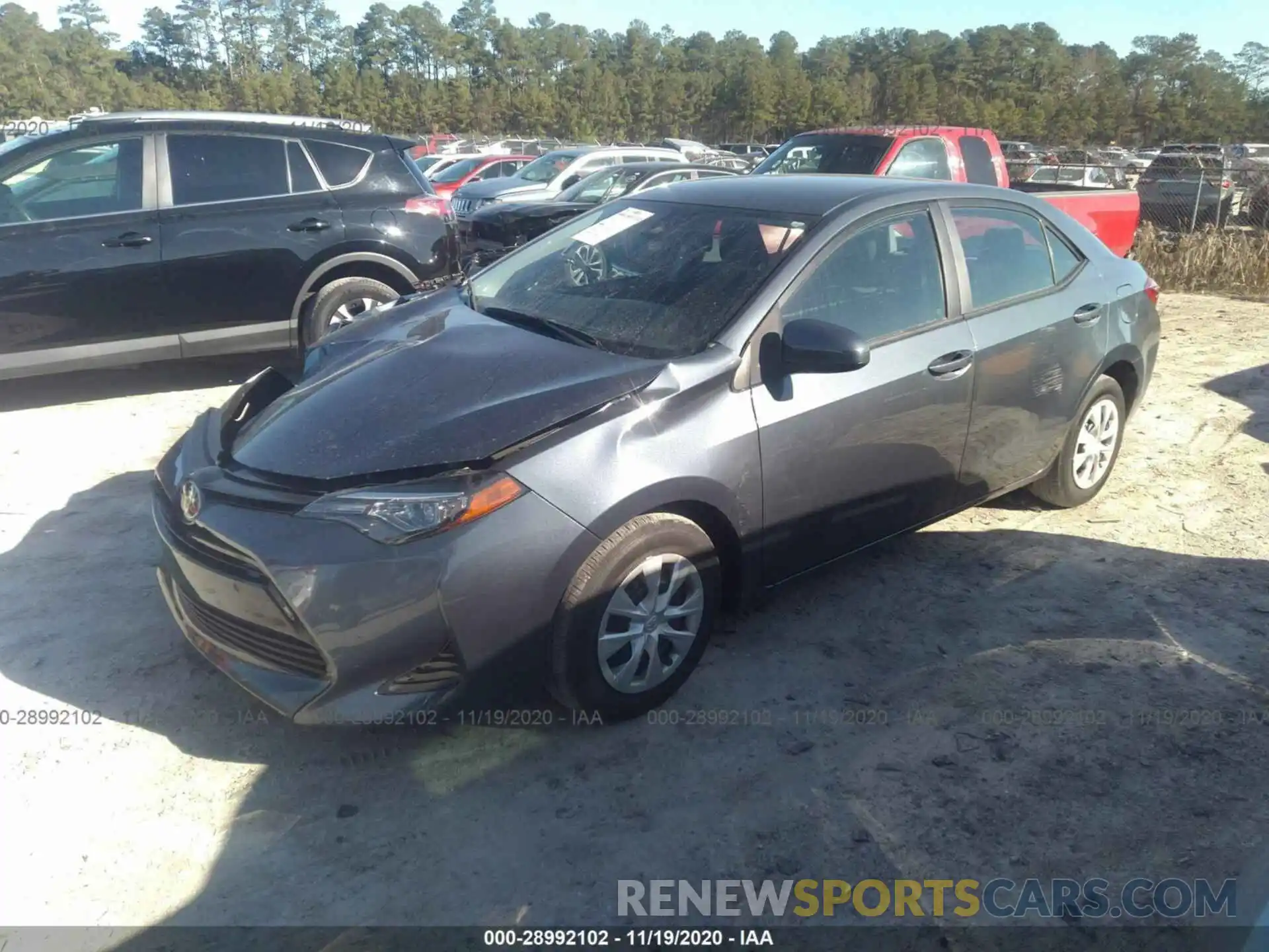 2 Photograph of a damaged car 2T1BURHE8KC158399 TOYOTA COROLLA 2019