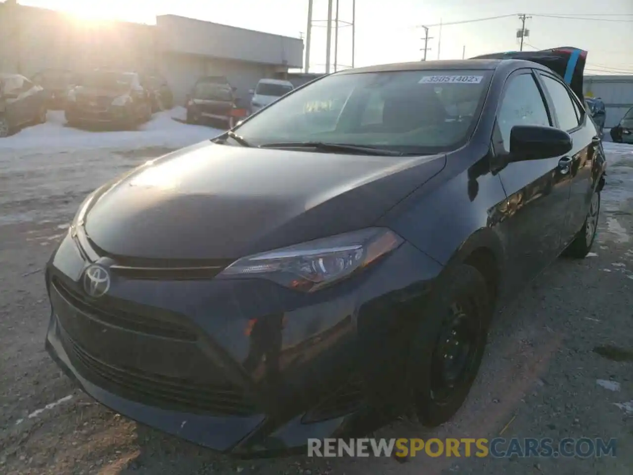 2 Photograph of a damaged car 2T1BURHE8KC158497 TOYOTA COROLLA 2019