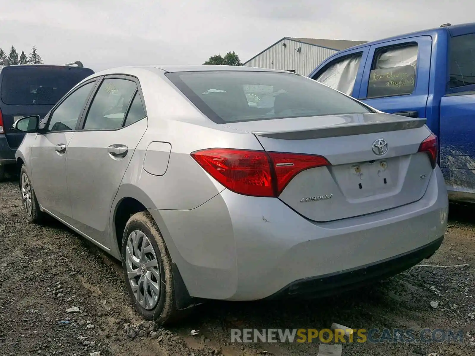 3 Photograph of a damaged car 2T1BURHE8KC159908 TOYOTA COROLLA 2019