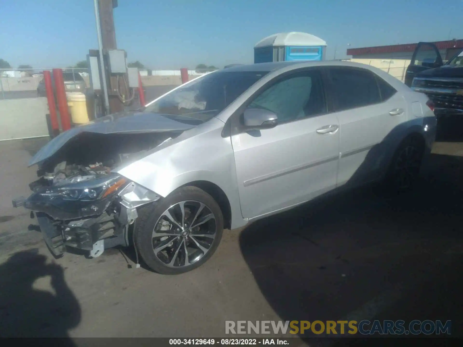 2 Photograph of a damaged car 2T1BURHE8KC161089 TOYOTA COROLLA 2019