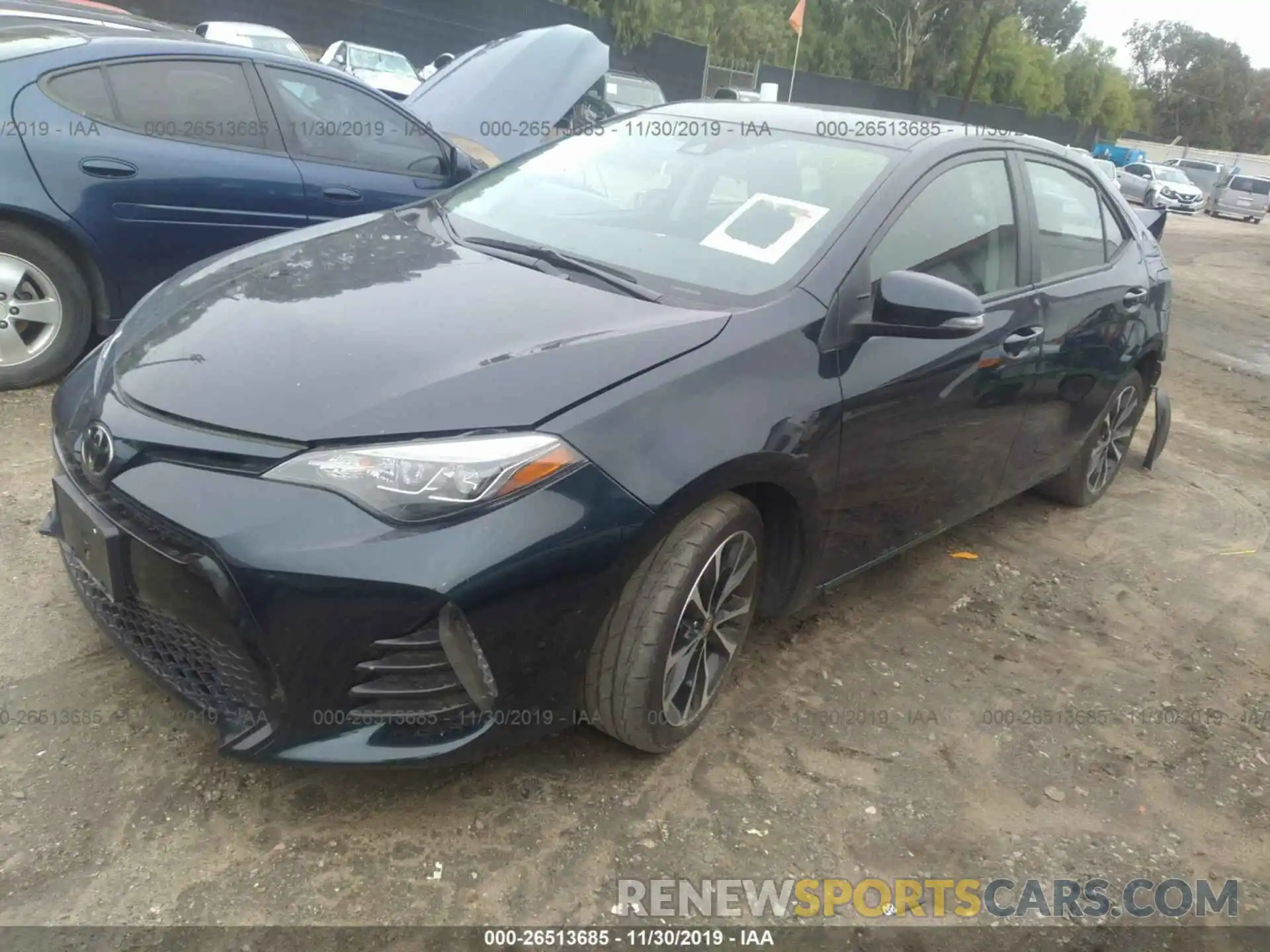 2 Photograph of a damaged car 2T1BURHE8KC161724 TOYOTA COROLLA 2019