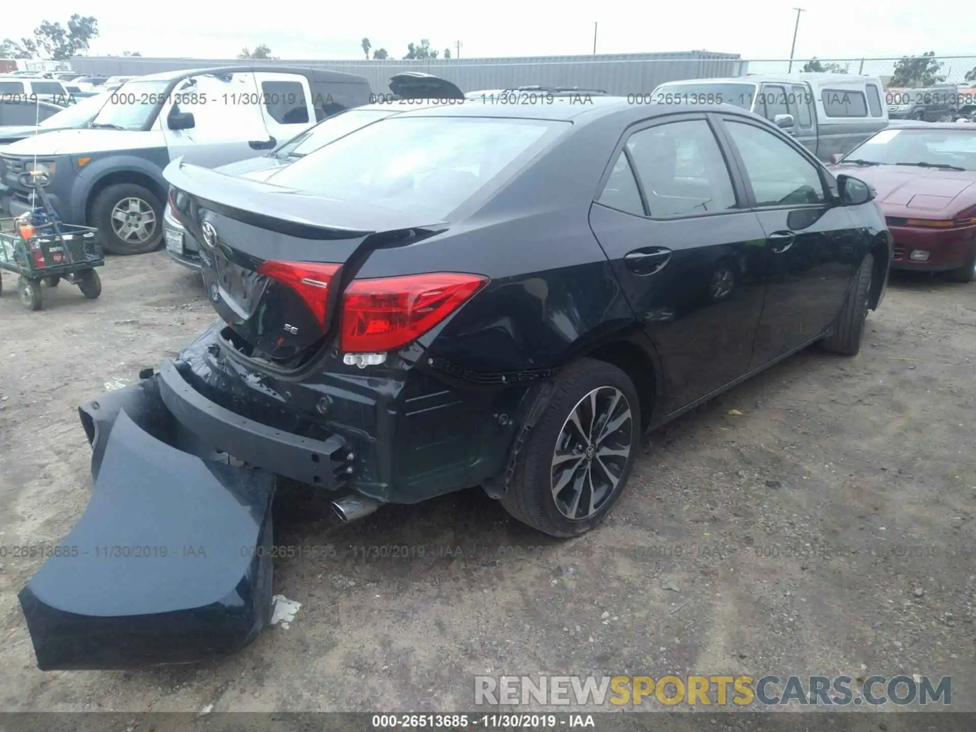 4 Photograph of a damaged car 2T1BURHE8KC161724 TOYOTA COROLLA 2019