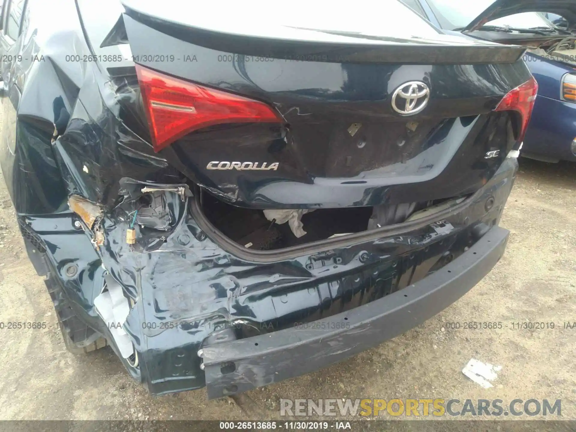 6 Photograph of a damaged car 2T1BURHE8KC161724 TOYOTA COROLLA 2019