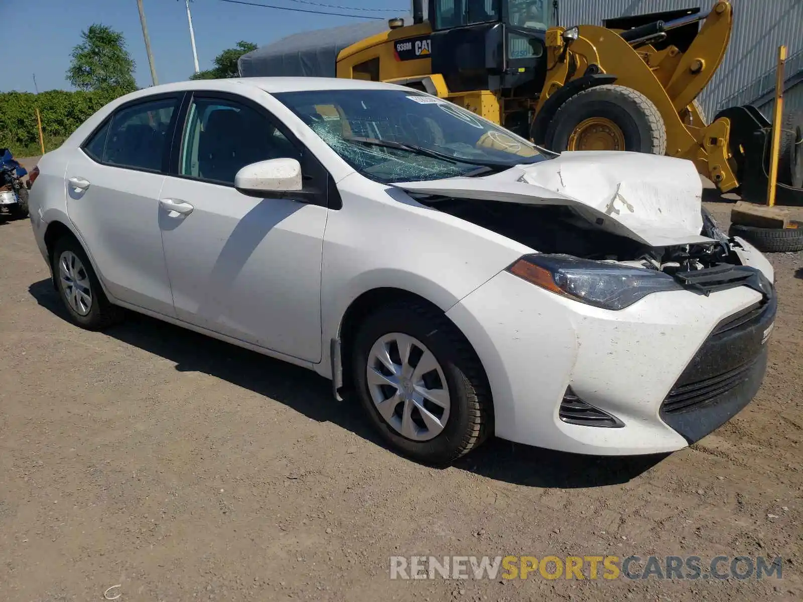 1 Photograph of a damaged car 2T1BURHE8KC162355 TOYOTA COROLLA 2019