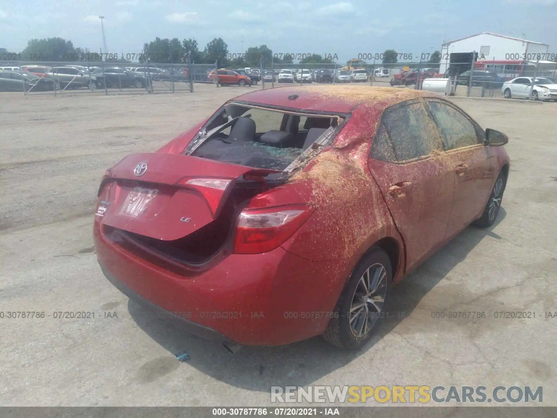 4 Photograph of a damaged car 2T1BURHE8KC162503 TOYOTA COROLLA 2019