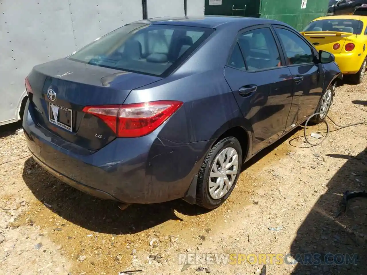 4 Photograph of a damaged car 2T1BURHE8KC163053 TOYOTA COROLLA 2019