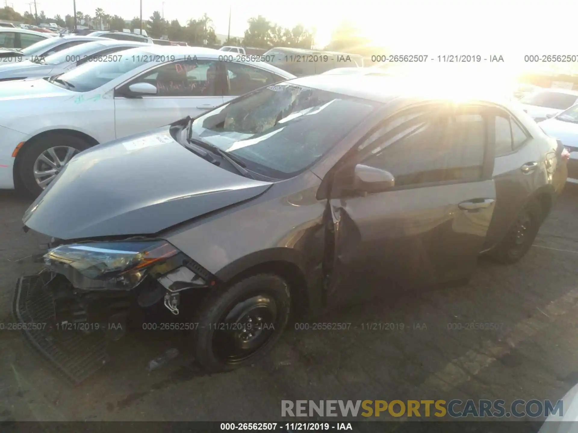 2 Photograph of a damaged car 2T1BURHE8KC163277 TOYOTA COROLLA 2019