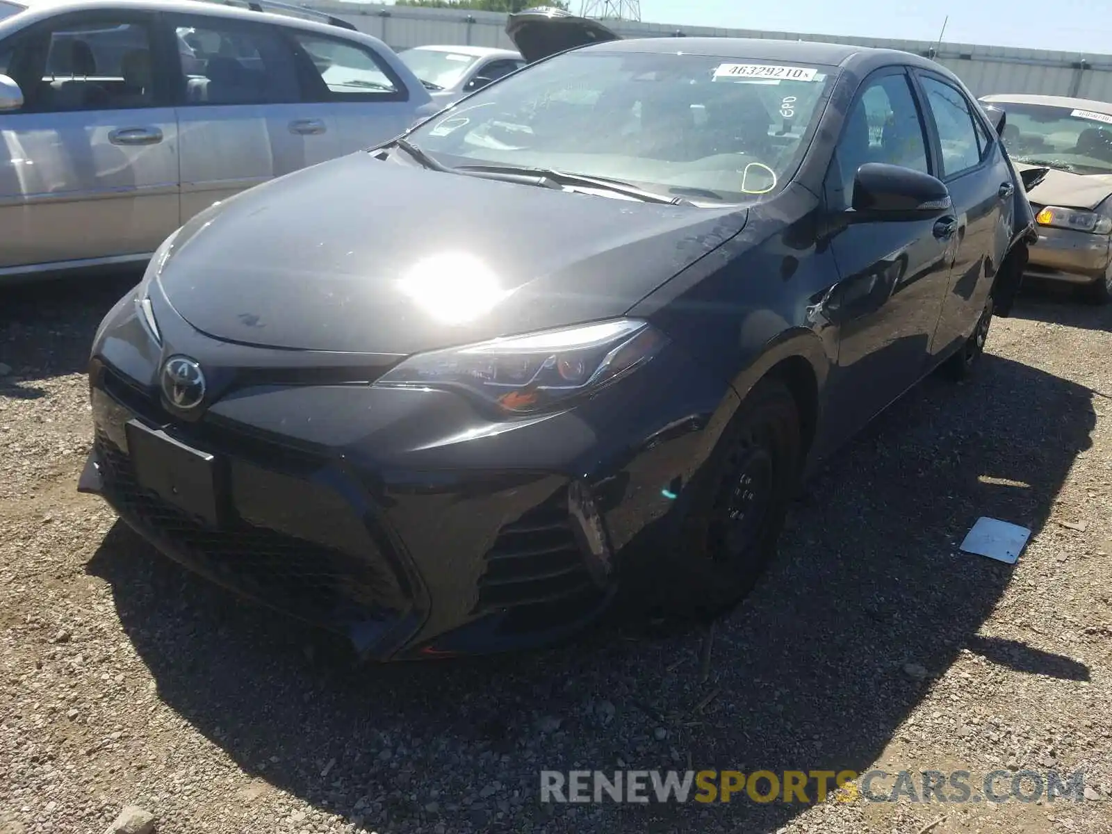 2 Photograph of a damaged car 2T1BURHE8KC163831 TOYOTA COROLLA 2019