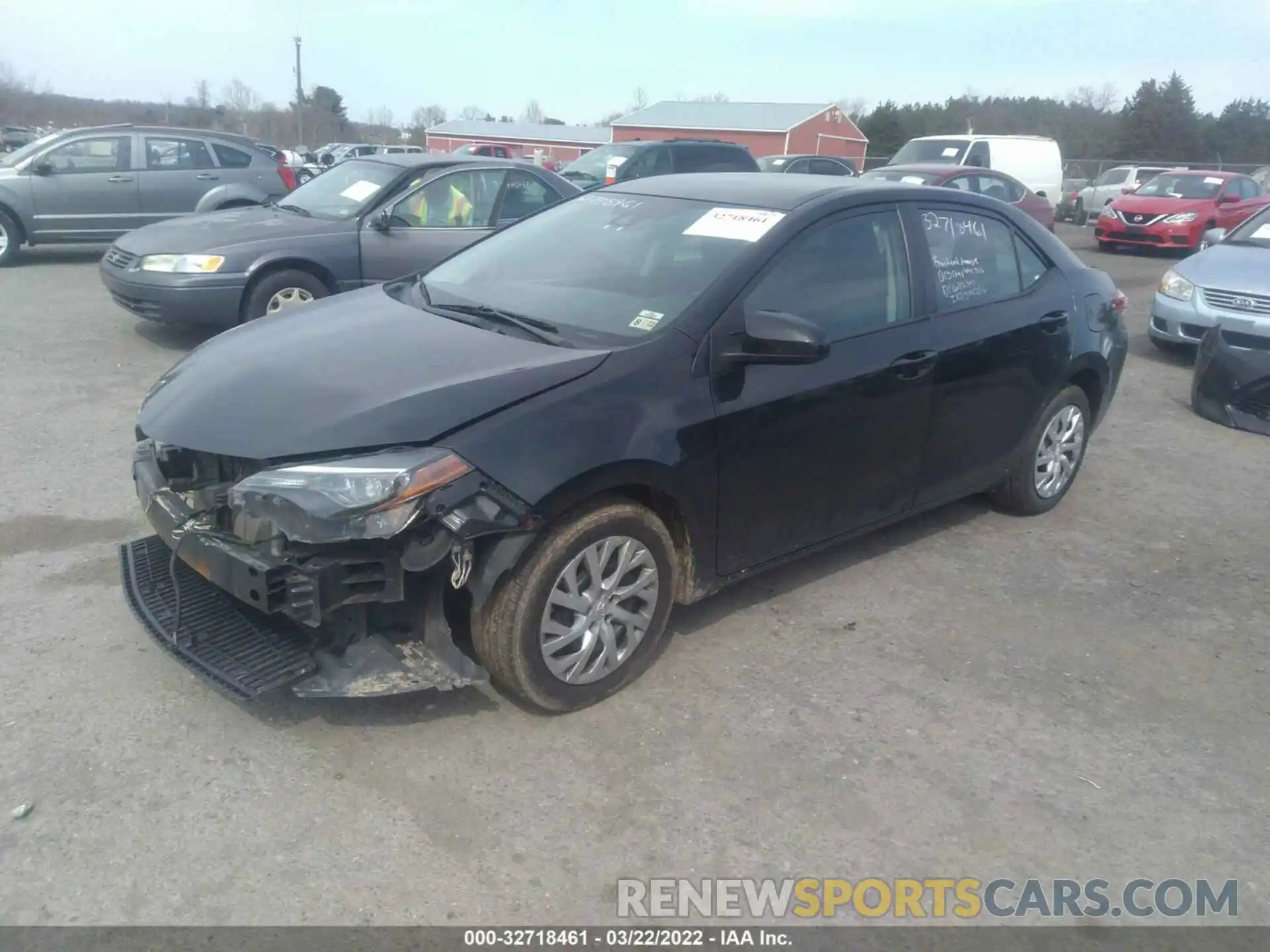 2 Photograph of a damaged car 2T1BURHE8KC163912 TOYOTA COROLLA 2019