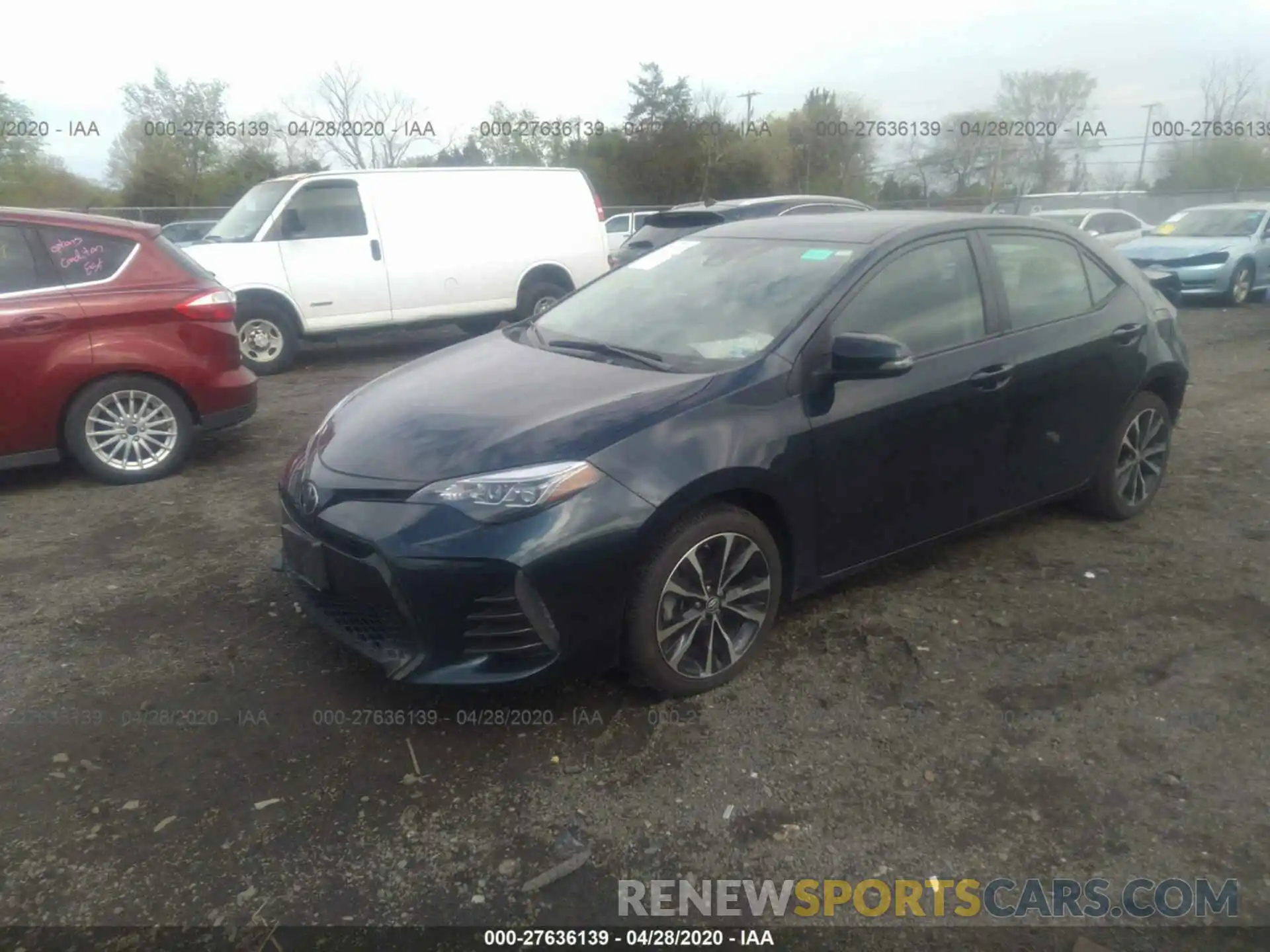 2 Photograph of a damaged car 2T1BURHE8KC164106 TOYOTA COROLLA 2019