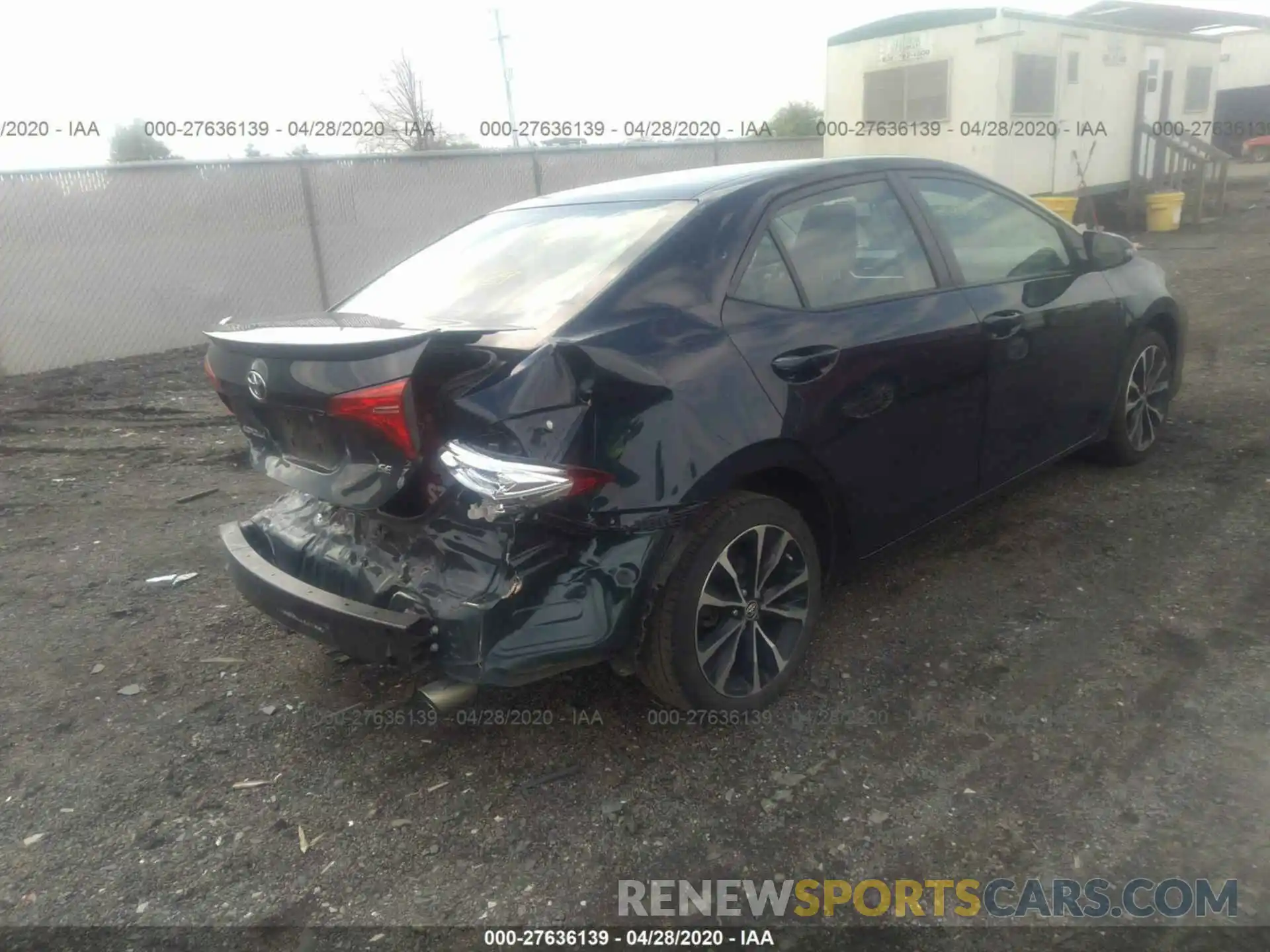 4 Photograph of a damaged car 2T1BURHE8KC164106 TOYOTA COROLLA 2019