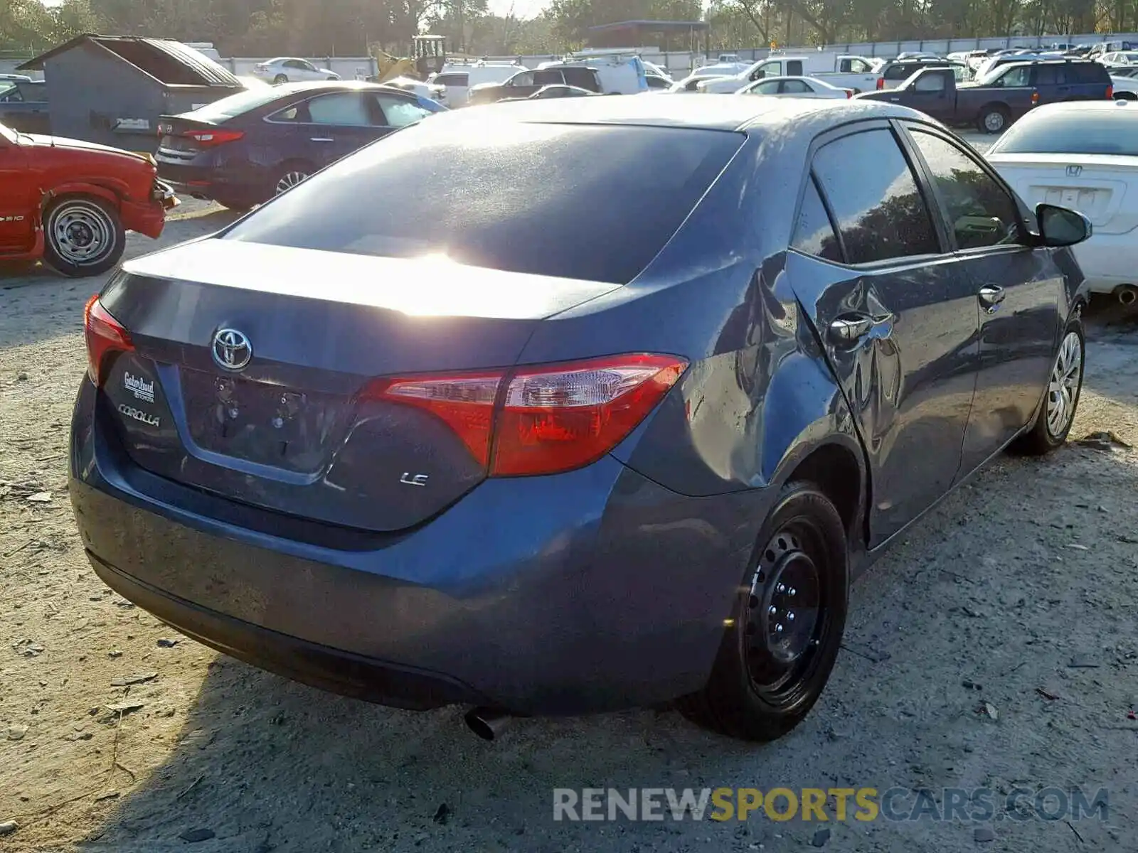 4 Photograph of a damaged car 2T1BURHE8KC164591 TOYOTA COROLLA 2019