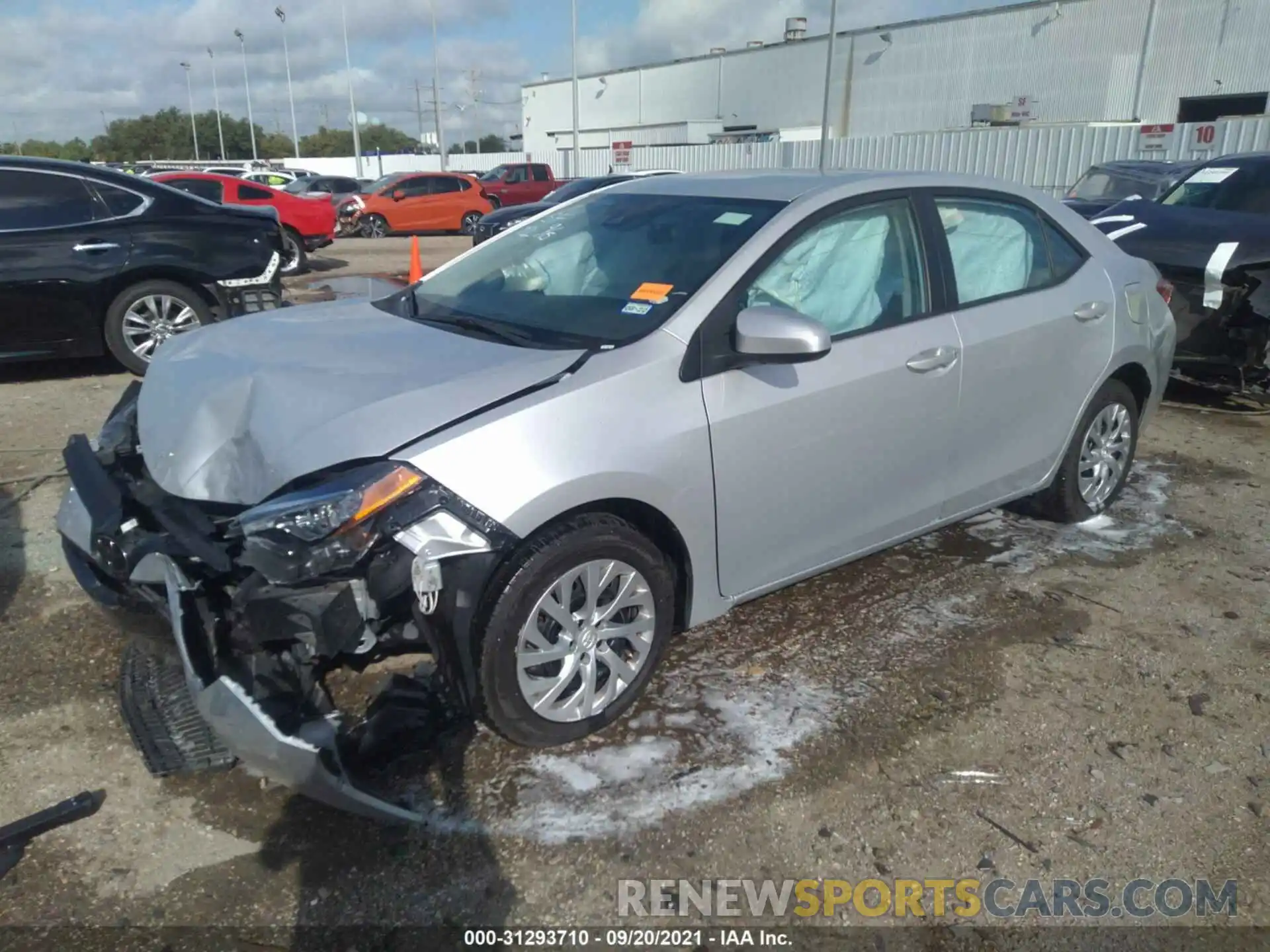 2 Photograph of a damaged car 2T1BURHE8KC164784 TOYOTA COROLLA 2019