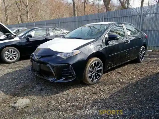 2 Photograph of a damaged car 2T1BURHE8KC165143 TOYOTA COROLLA 2019