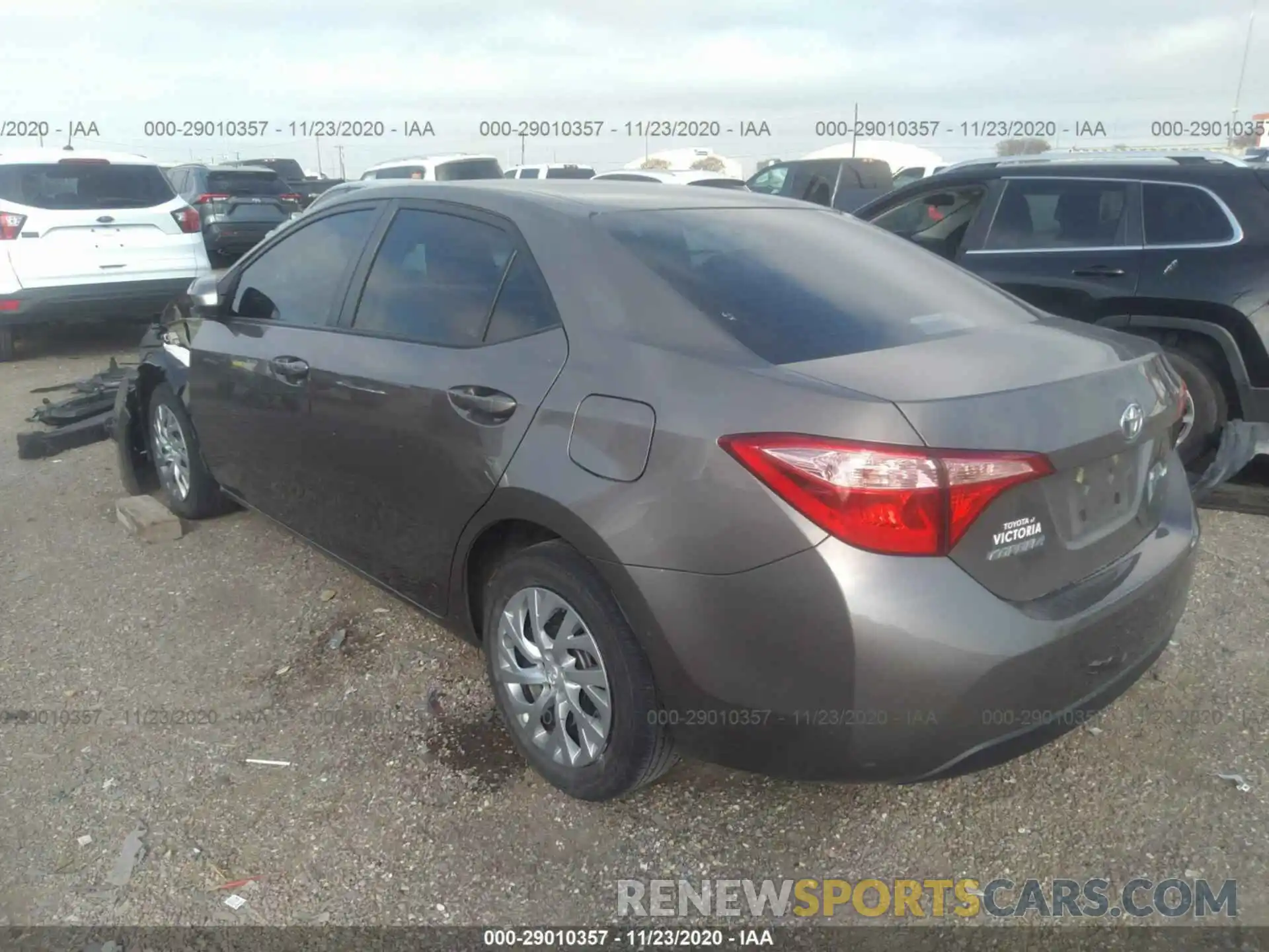 3 Photograph of a damaged car 2T1BURHE8KC165336 TOYOTA COROLLA 2019