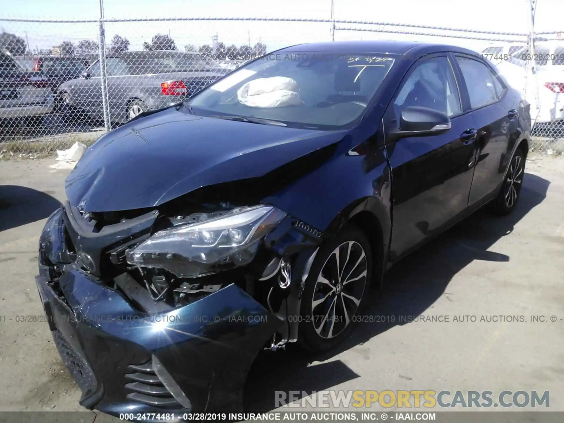 2 Photograph of a damaged car 2T1BURHE8KC165403 TOYOTA COROLLA 2019