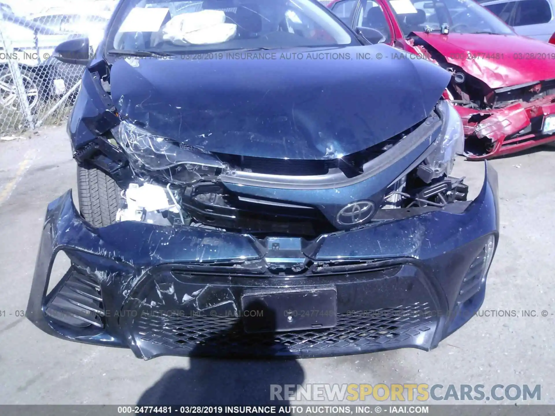 6 Photograph of a damaged car 2T1BURHE8KC165403 TOYOTA COROLLA 2019