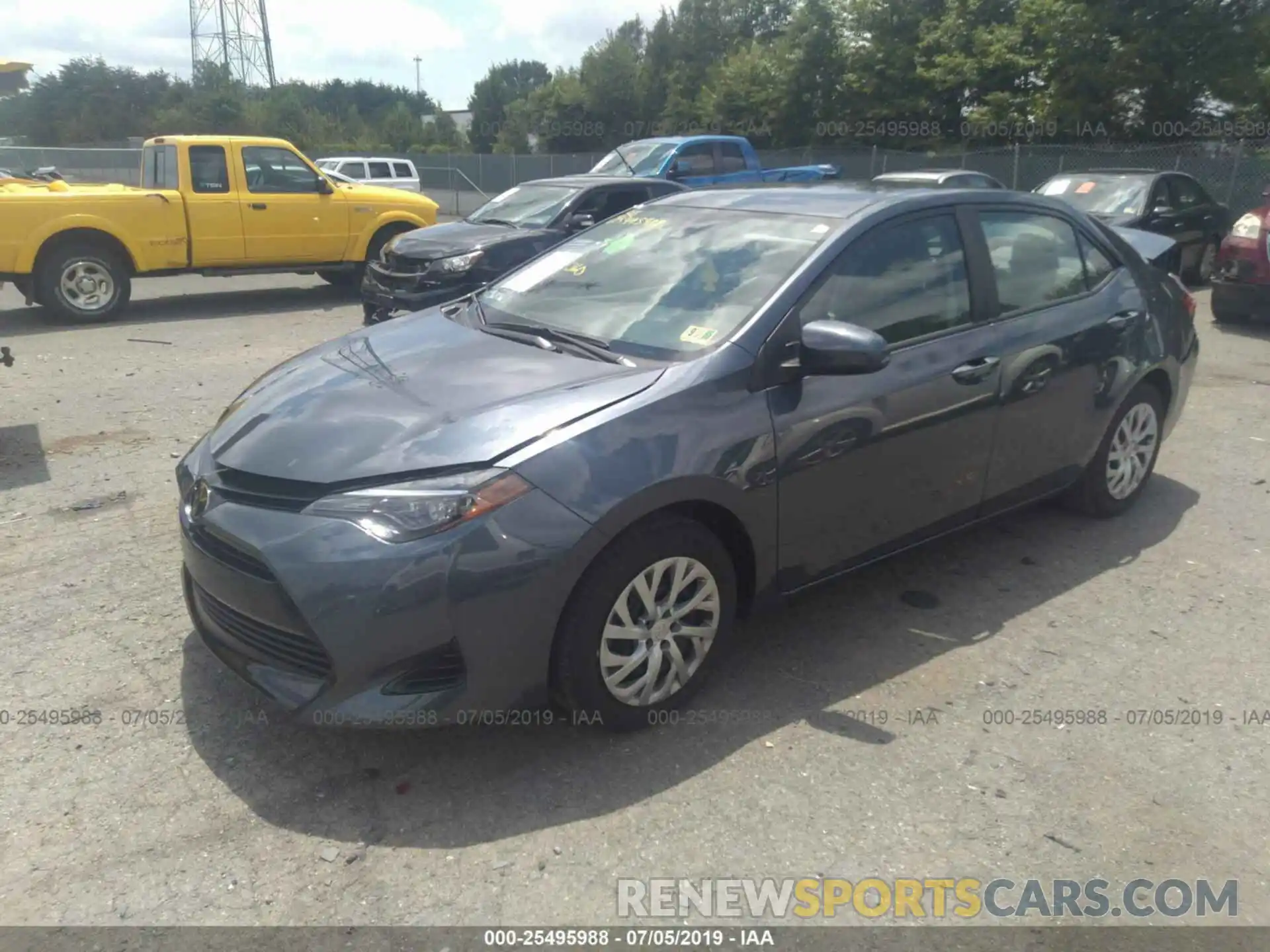 2 Photograph of a damaged car 2T1BURHE8KC166552 TOYOTA COROLLA 2019