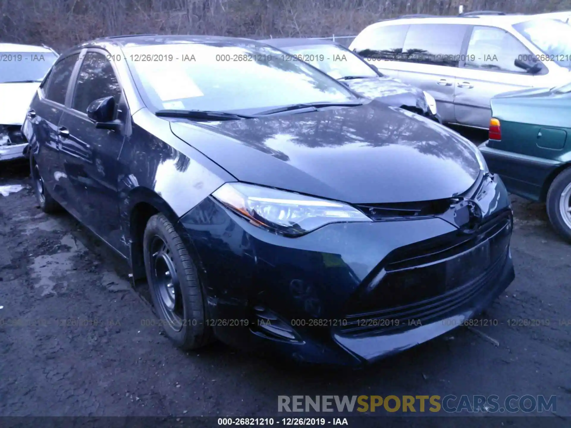 1 Photograph of a damaged car 2T1BURHE8KC166678 TOYOTA COROLLA 2019