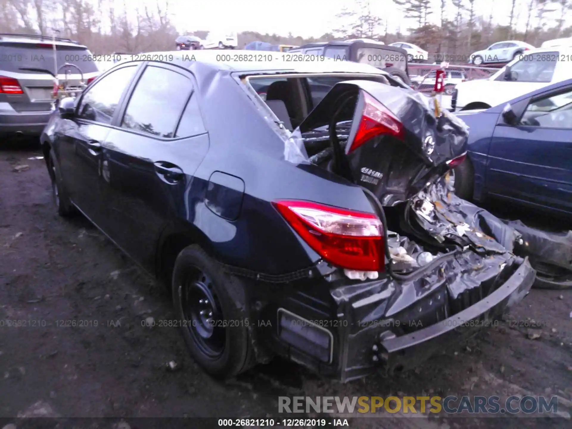 3 Photograph of a damaged car 2T1BURHE8KC166678 TOYOTA COROLLA 2019