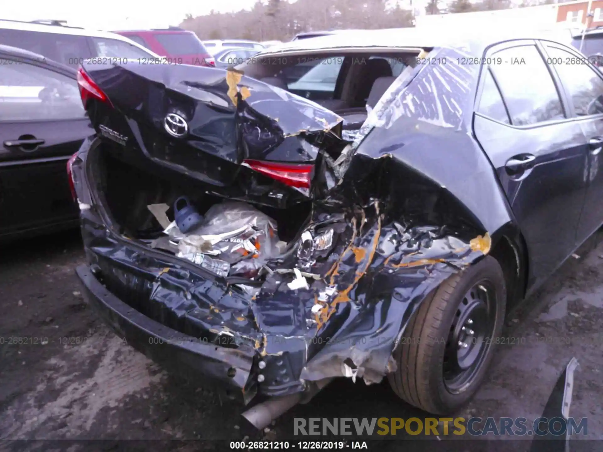 6 Photograph of a damaged car 2T1BURHE8KC166678 TOYOTA COROLLA 2019